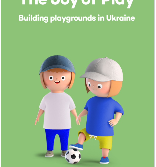 Projekti Leikin ilo – rakennuttaa leikkipuistoja Ukrainaan.